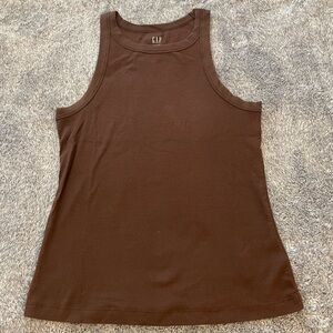 Brown Gap tank, size Small